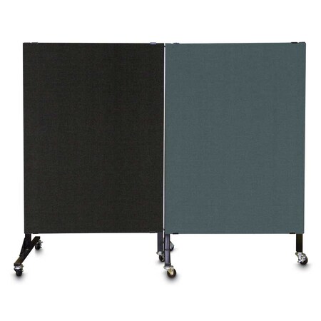 United Visual Products Enclosed Corkboard, 1 Door, 72"x48", 4" Fra, UV3419-WHITE-APRICOT UV3419-WHITE-APRICOT